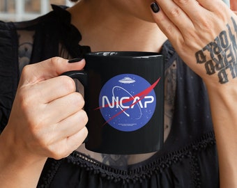NICAP Mug: UFO & Alien Conspiracy, Gift, X-Files Gift