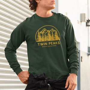 Twin Peaks Sheriff Department Long Sleeve Shirt - David Lynch Inspired