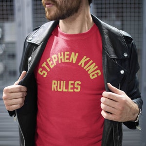 Stephen King Rules T-Shirt, Monster Squad Inspired  Horror Tee, Halloween Gift, Stephen King T-Shirt, Horror Gift, Horror Movie Graphic Tee