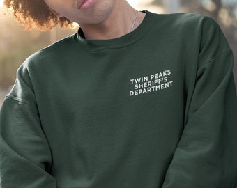 Twin Peaks Sheriff Department Sweatshirt: Dale Cooper TV Show Gift