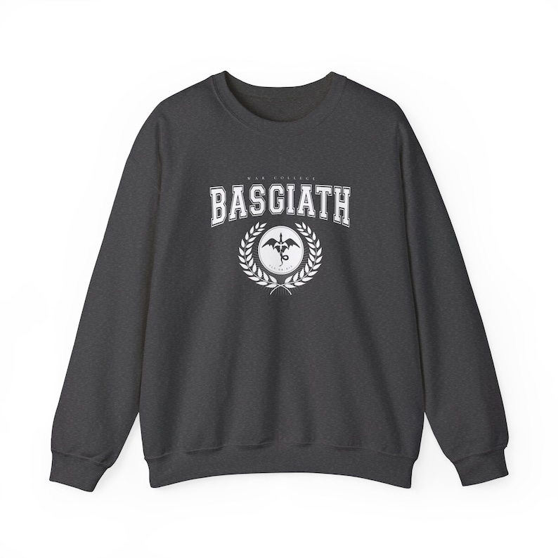 Dark Heather Basgiath War College Sweatshirt, Fourth Wing Shirt, Dragon Rider, Fourth Wing, Violet Sorrengail, Xaden Riorson, Bookish Sweatshirt, Booktok