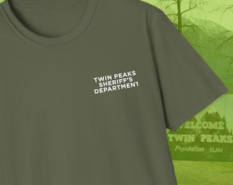Twin Peaks Sheriff Department T-Shirt: David Lynch 90s Style