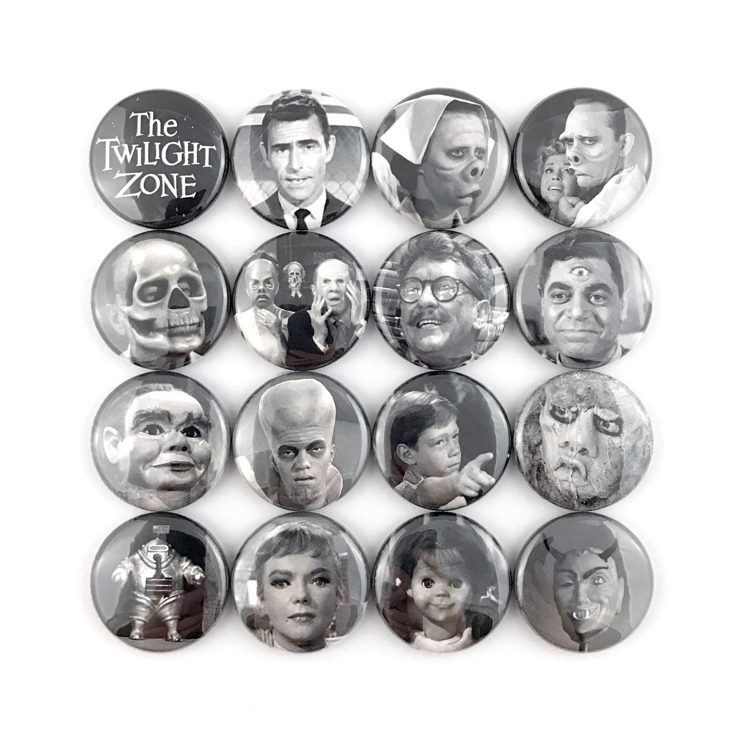 The Twilight Zone 1 Button Pin Set Etsy