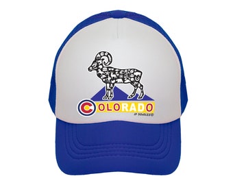 Kids Trucker Hat | Kids Baseball Hat | Baby Sun Hat | Toddler Trucker Hat  | Child Baseball Hat | Colorado State Trucker Hat