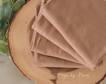 NEWBORN STRETCH WRAP - Light Cocoa Brown