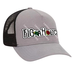 Figaholic Trucker Snapback Cap/ Fig Addicted/ Funny Gardener&#39;s T-shirt/Gift for Gardener/Figs