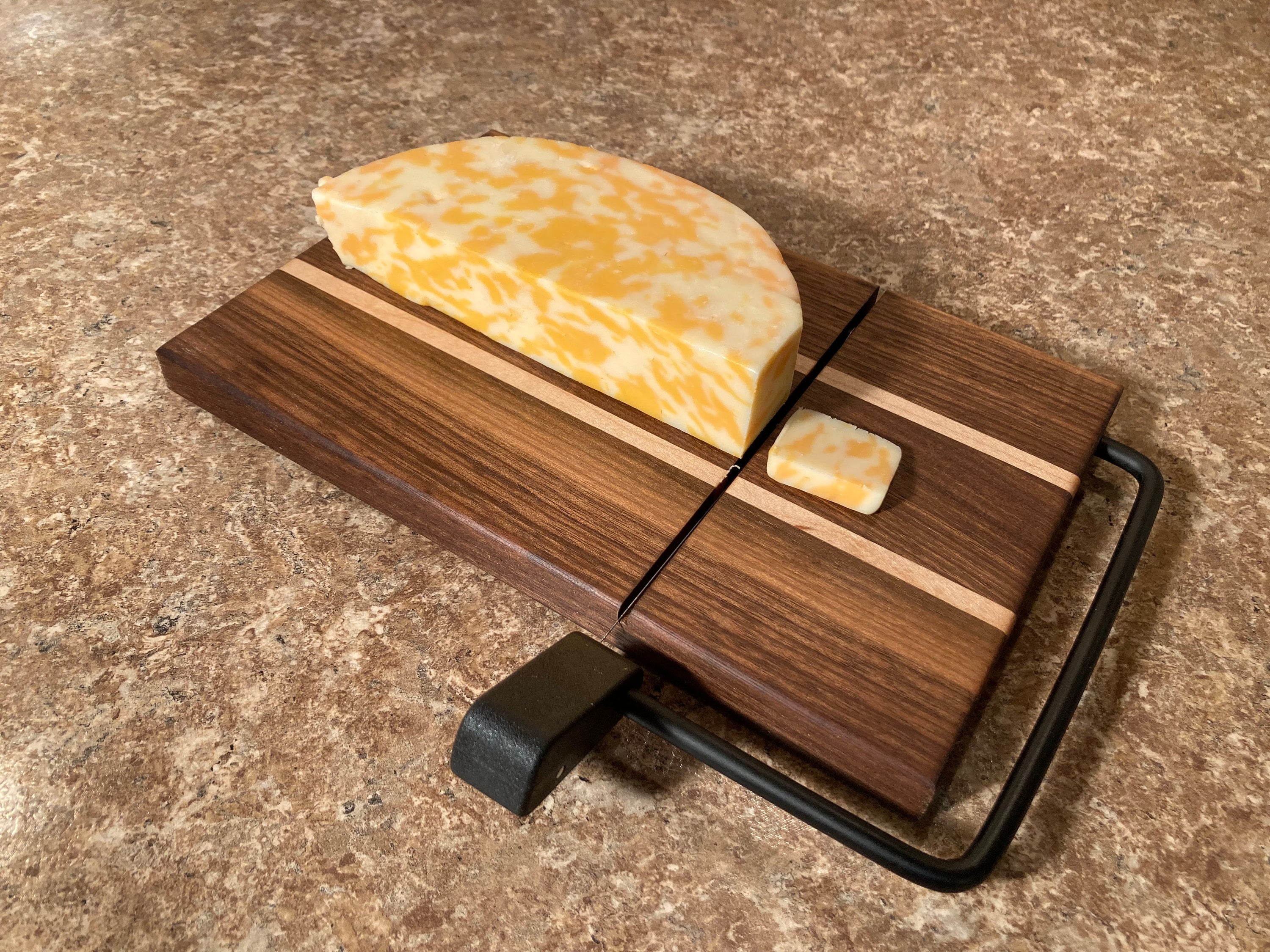 Cheese Cutter Board Beechwood Non-Slip Ham Butter Butcher With Cutting Line  Kitchen Accessories Cheese Slicer Cutter For Home