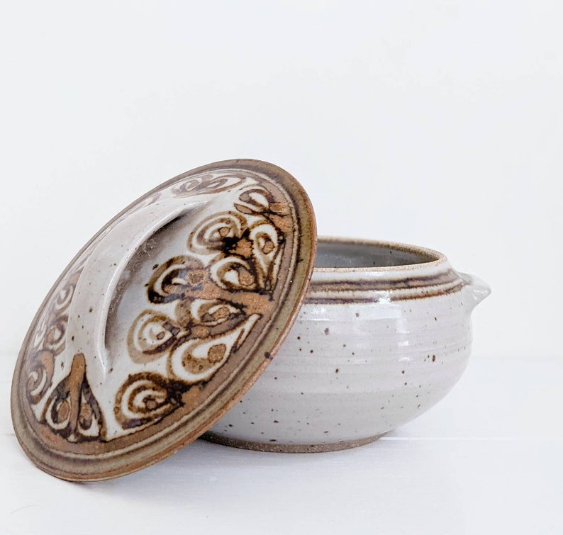 Mid Century Handmade Pottery Casserole Dish by Paul Herman Etsy