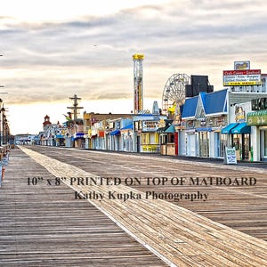 Boardwalk, Jersey, Ocean City NJ, Fine Art Photo, New Jersey, Ferris Wheel, Beach House Decor, Home Decor, hostess gift, Kathy Kupka
