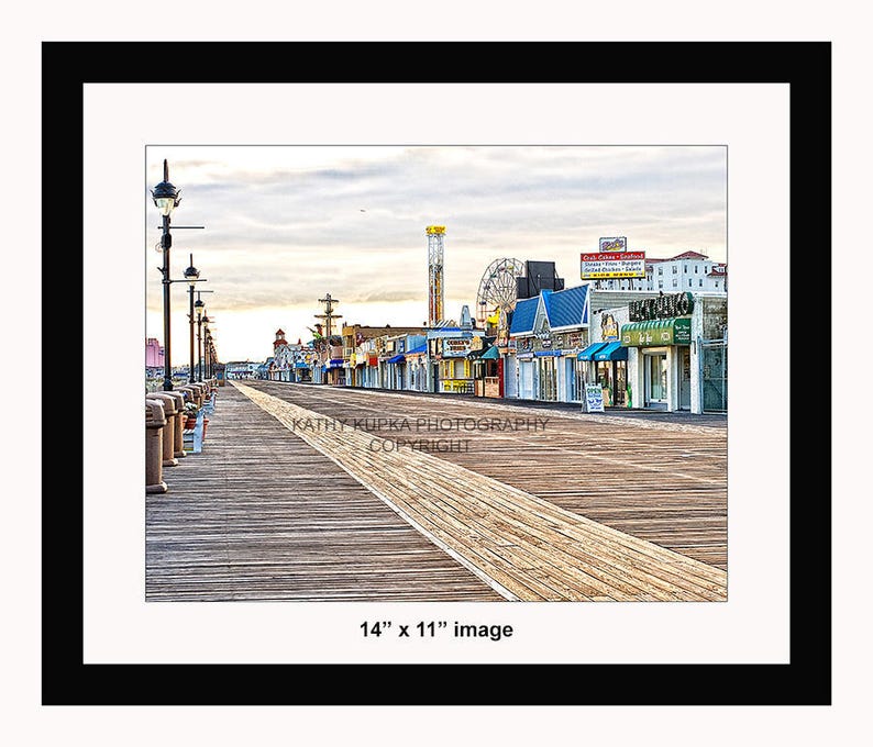Boardwalk Jersey Ocean City NJ Fine Art Photo New Jersey Etsy
