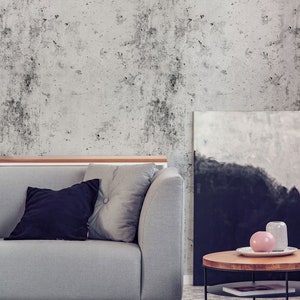 Concrete Wall 1 Wallpaper #135-Peel & Stick Wallpaper-Temporary Wallpaper-Pre-Pasted Wallpaper-Traditional Wallpaper by Eazywallz