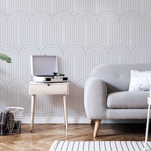 Art Deco 5 Wallpaper #035-Peel & Stick Wallpaper-Temporary Wallpaper-Pre-Pasted Wallpaper-Traditional Wallpaper by Eazywallz