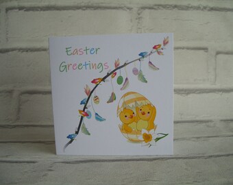 Happy Easter cards, pack of 6 cards and envelopes