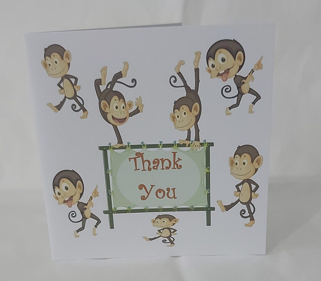 Thank You Cards Pack of Six Cards With Envelopes - Etsy