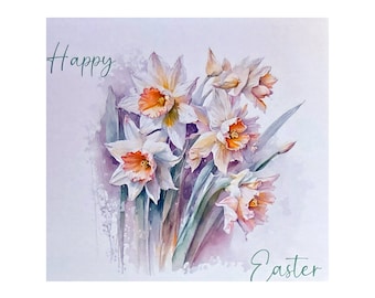 Happy Easter cards, pack of 6 cards and envelopes