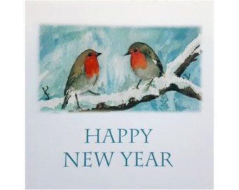 Happy New Year Cards. pack of 6 with white envelopes