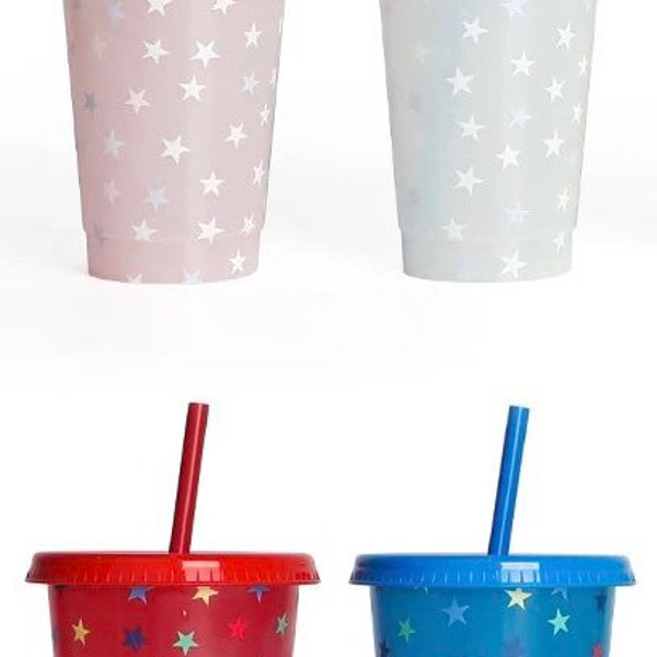 Color Changing || Cold cup || patriotic || stars || 4th of July | Fourth of July || kids cups || reusable cups