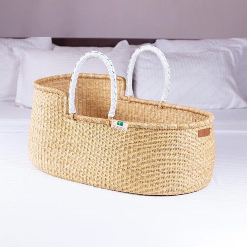 Baby Moses Basket Heirloom Baby Gift Baby shower gift Baby Etsy