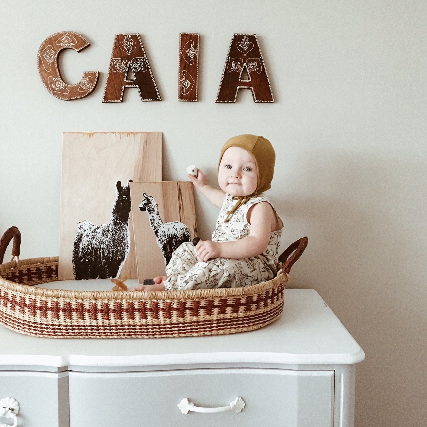 Changing Table Basket by Design Dua Baby Changing Table Etsy