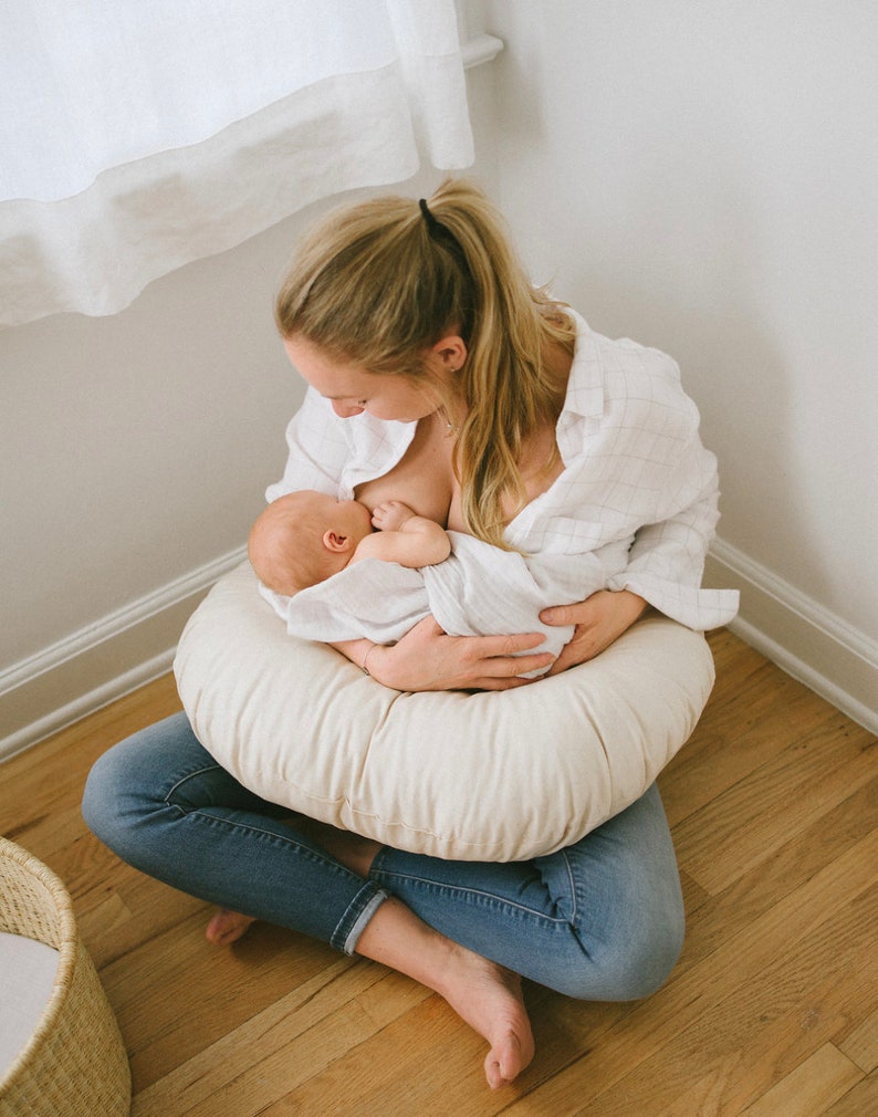 Organic Nursing Pillow Nursing Pillow Organic Baby Lounger | Etsy