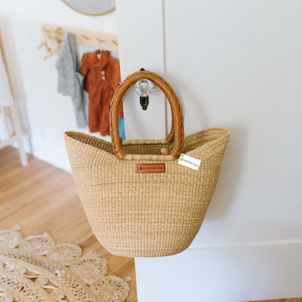 Natural Basket | Basket for gifting | Gifting Basket Empty to fill | Woven Basket | Basket with handles | Fall Basket