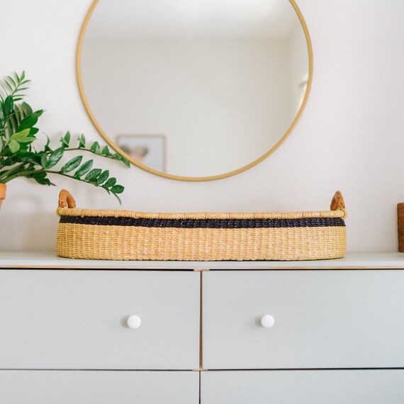 baby changing table basket