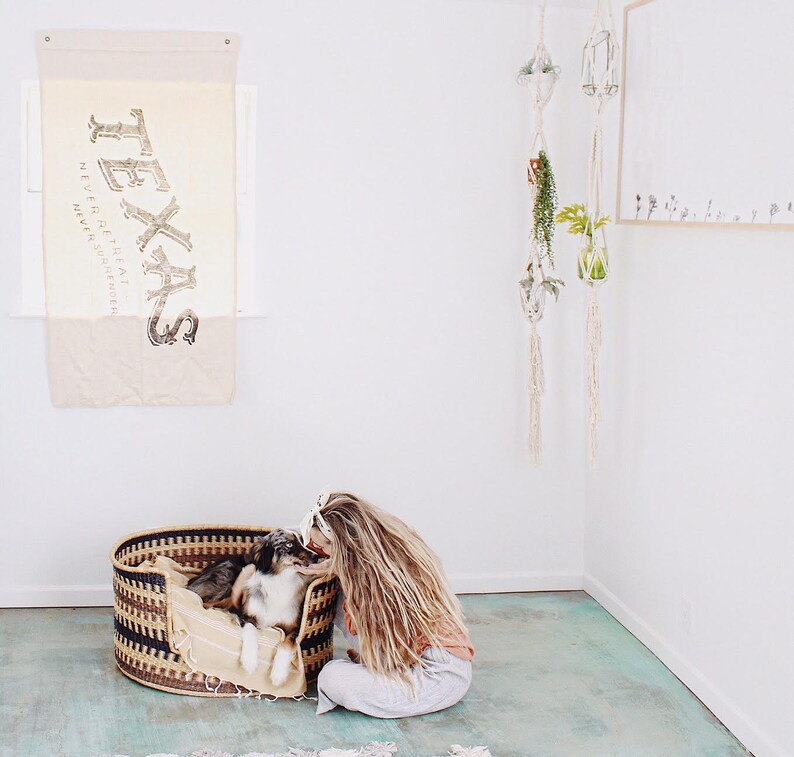 Handmade Dog Bed Dog Lounger Dog Bed Dog Seat Basket Dog Bed,