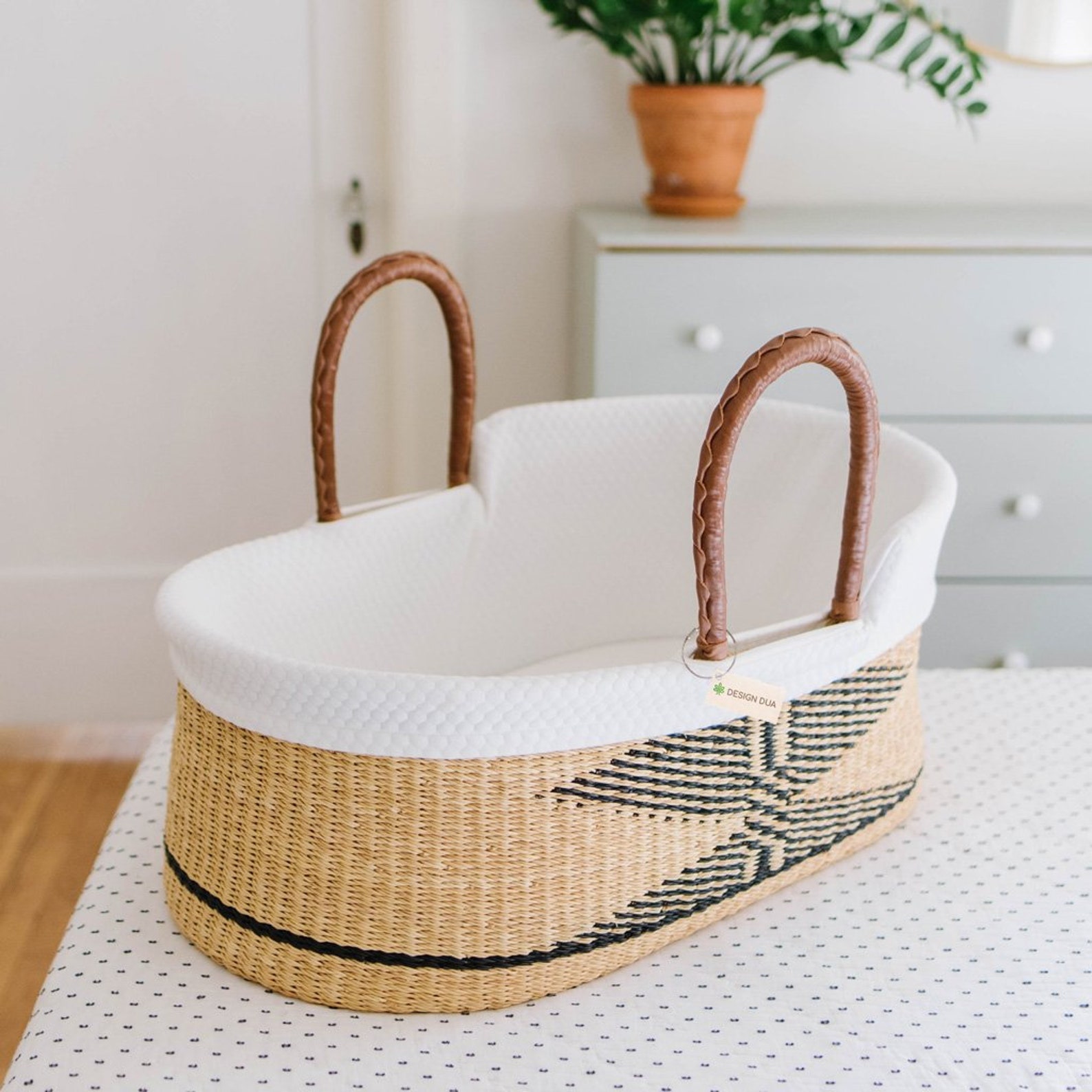 Baby Moses Basket Baby Shower Gift Baby Bed African Etsy