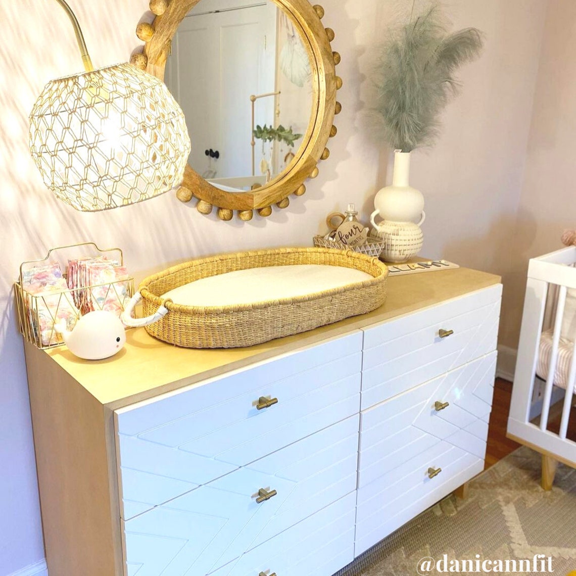 Changing Table Basket by Design Dua Baby Changing Table Etsy