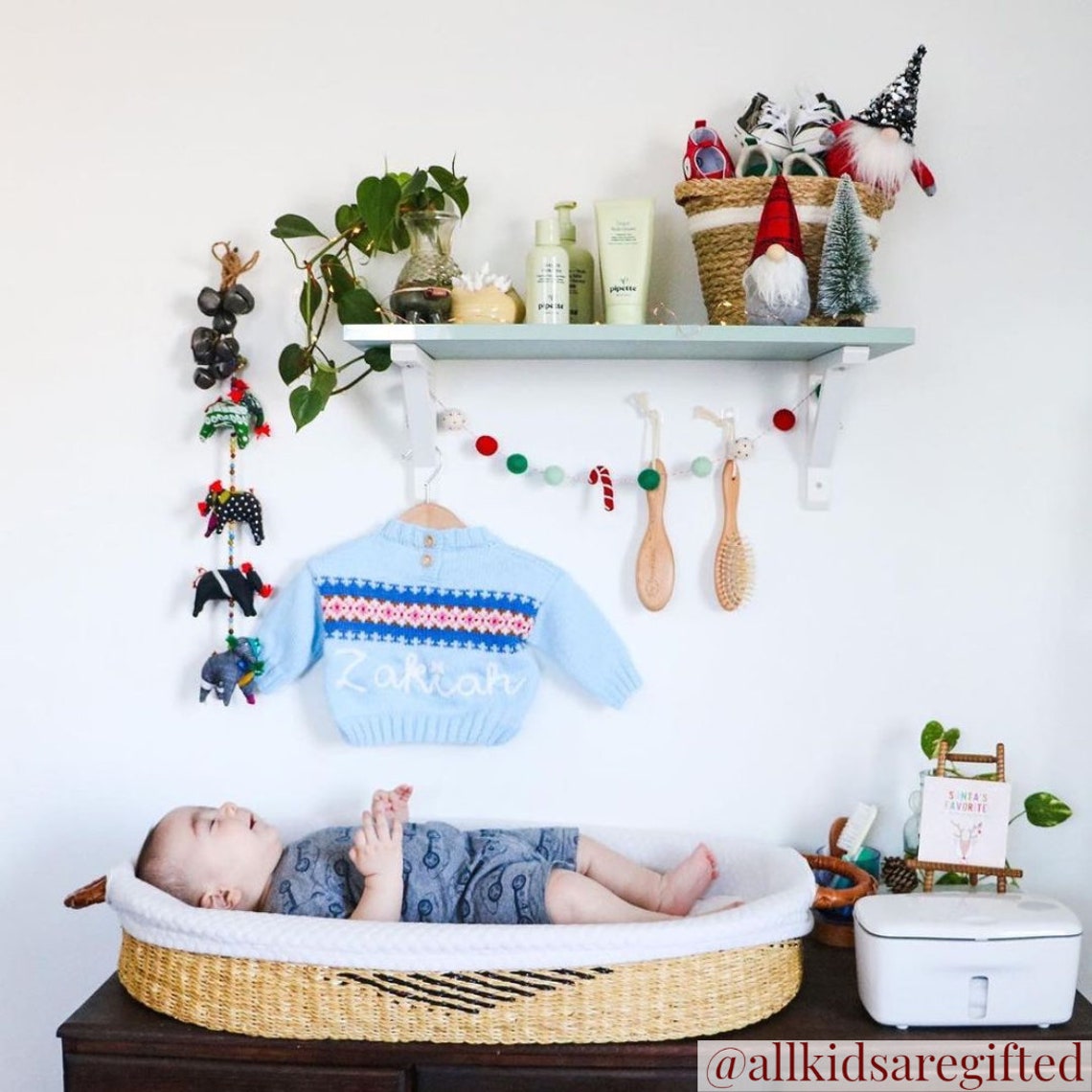 Changing Table Basket by Design Dua Baby Changing Table Etsy