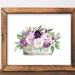 Purple Gifts Purple Printable Wall Art Purple Prints Flower | Etsy