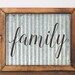 Family Sign printable family print family printable wall | Etsy