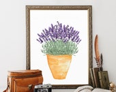 Lavender Decor, wall art printable, french country wall art, bathroom wall decor, lavender digital, garden wall art, wall art print, purple