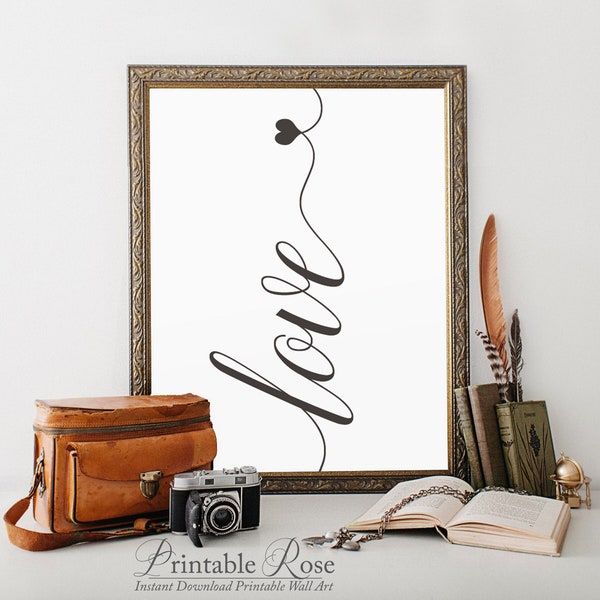 Love Sign, love print, love poster,farmhouse bedroom decor, master bedroom wall decor, living room wall art, wall art prints, wall decor