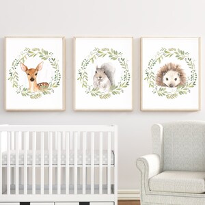 Woodland Nursery Nursery Printables Botanical Nursery | Etsy