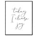 Today I Choose Joy Printable Quote Printable Art Printable - Etsy