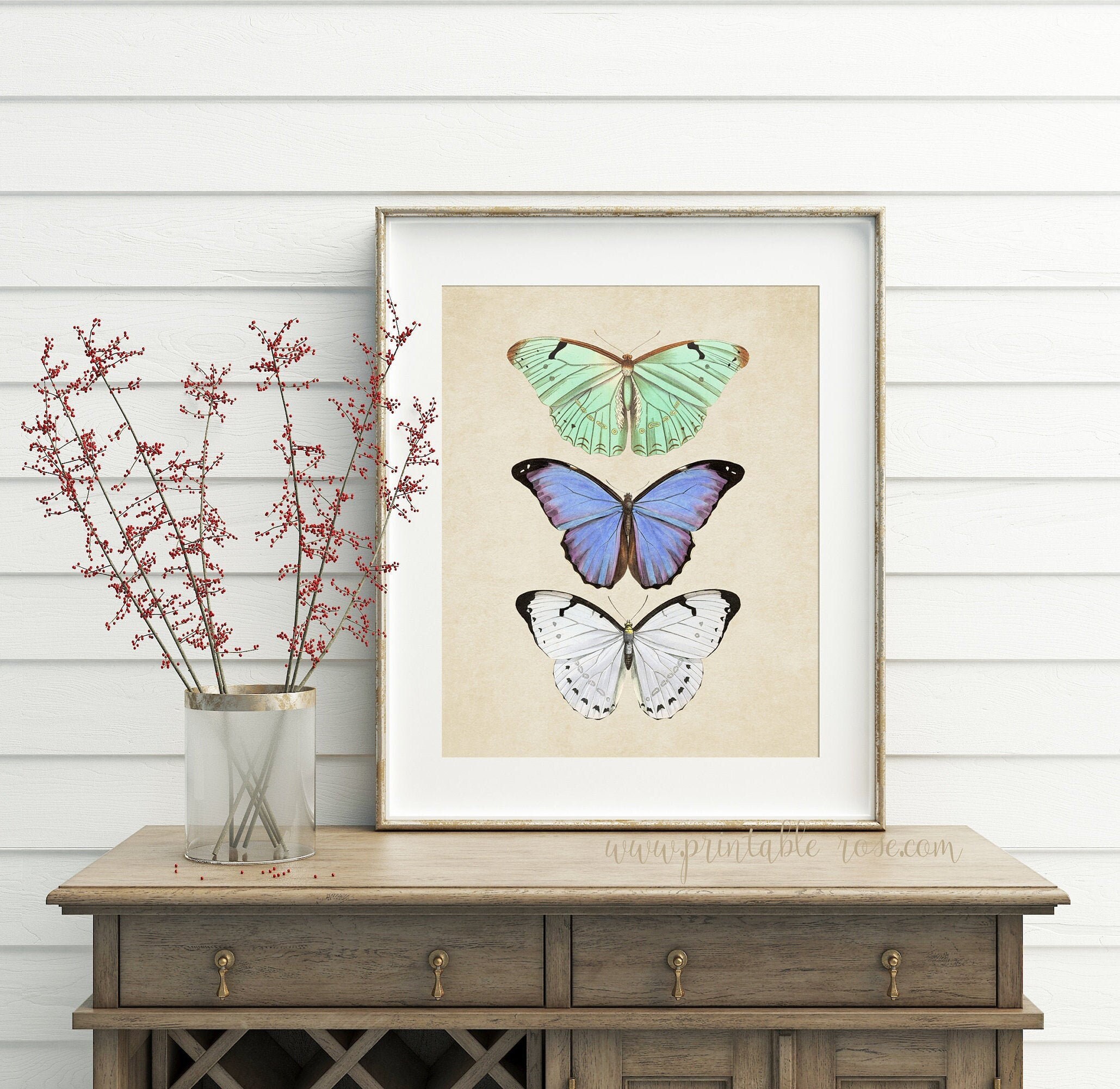 Butterfly Wall Art Printable Wall Art Butterfly Art | Etsy