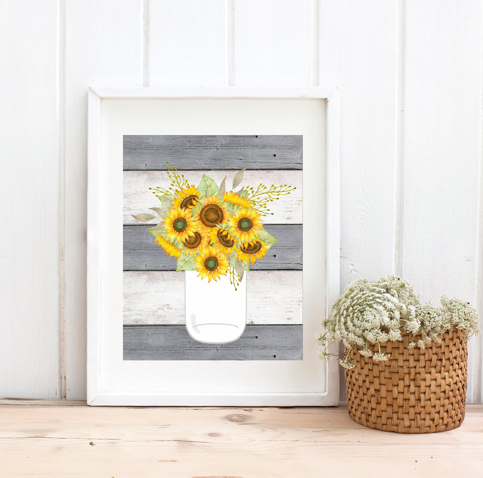 Gray and Yellow Wall Art Printatable Art Printable | Etsy
