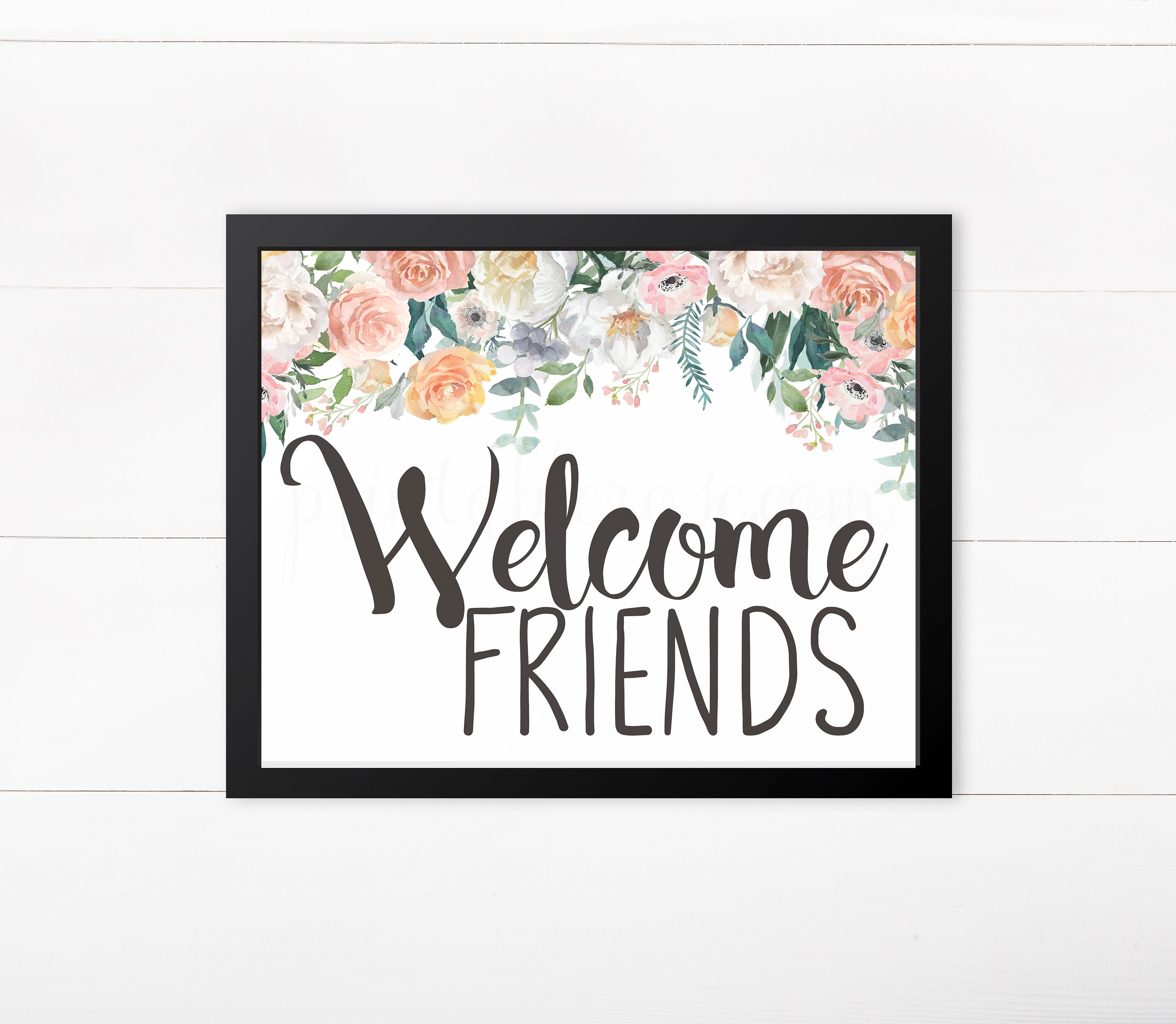 Friends printable sign sign Etsy