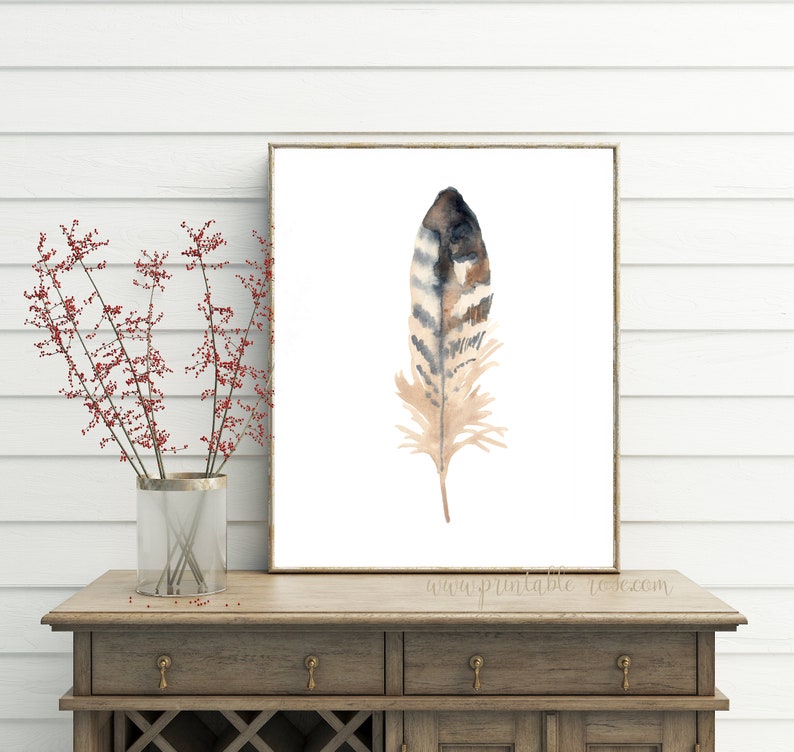 Feather Art Feather Printable Feather Print Feather - Etsy