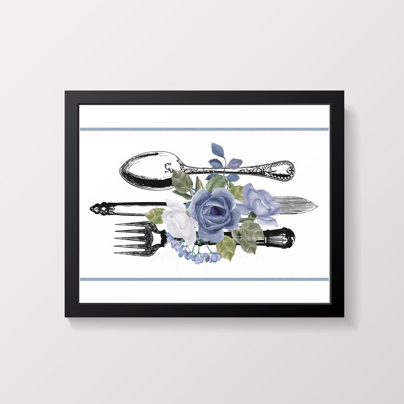 Dining Room Wall Art Printable Dining Room Decor Wall Etsy