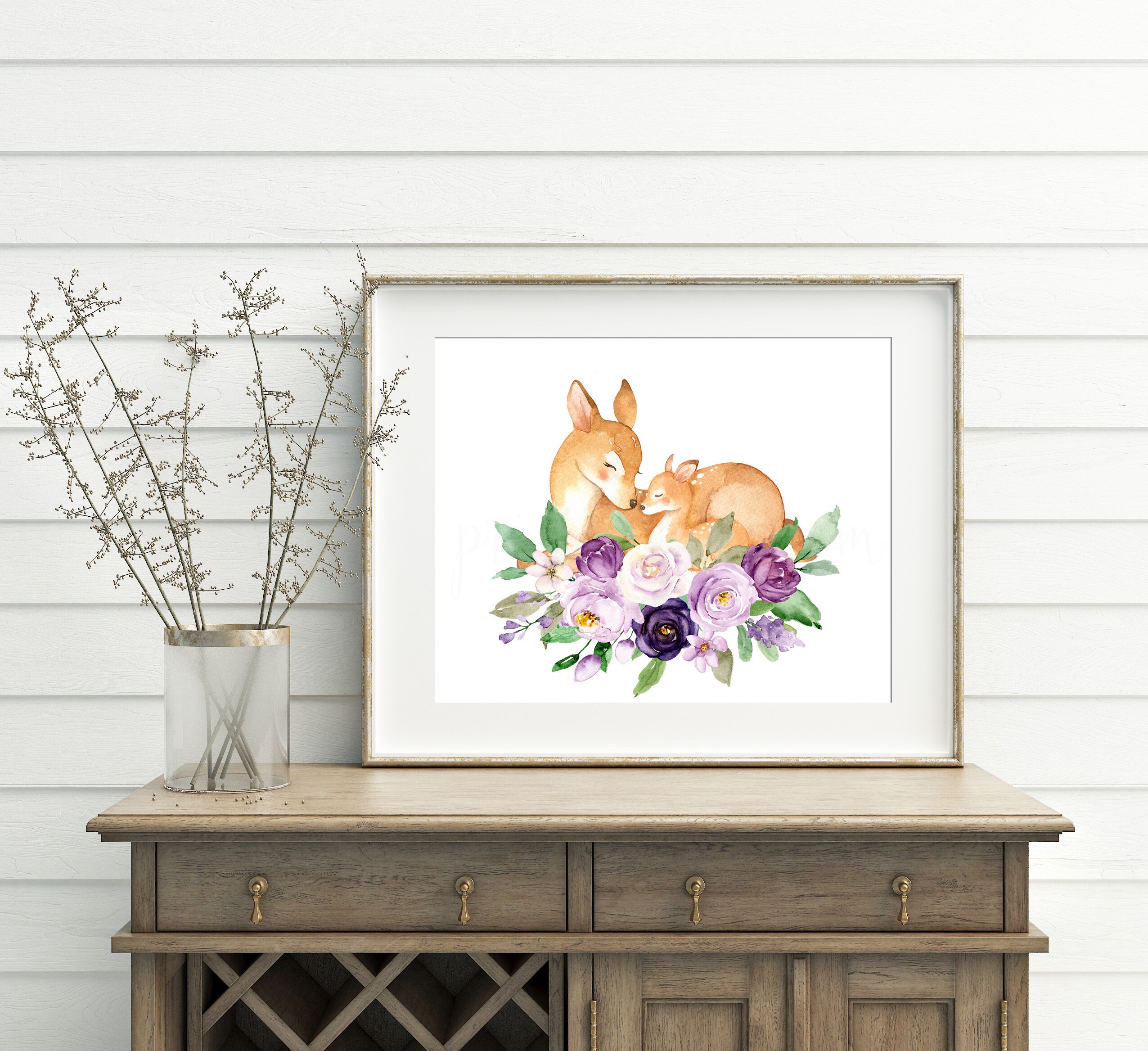 Lila Kinderzimmer Dekor druckbare lila | Etsy