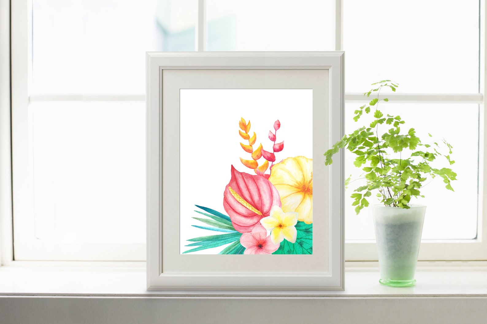 Tropical Wall Decor printable wall art wall art prints | Etsy