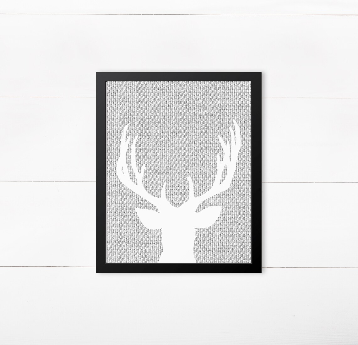 Deer Head Print farmhouse printable farmhouse decor | Etsy