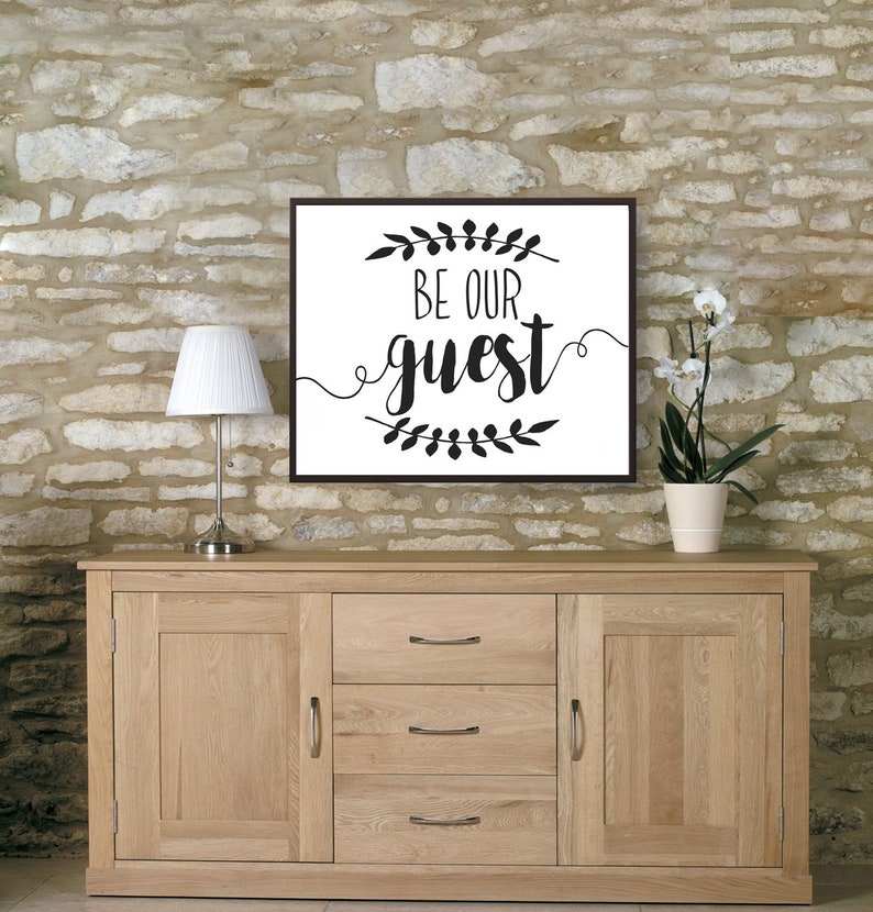 Be Our Guest Printable Be Our Guest Sign Be Our Guest | Etsy