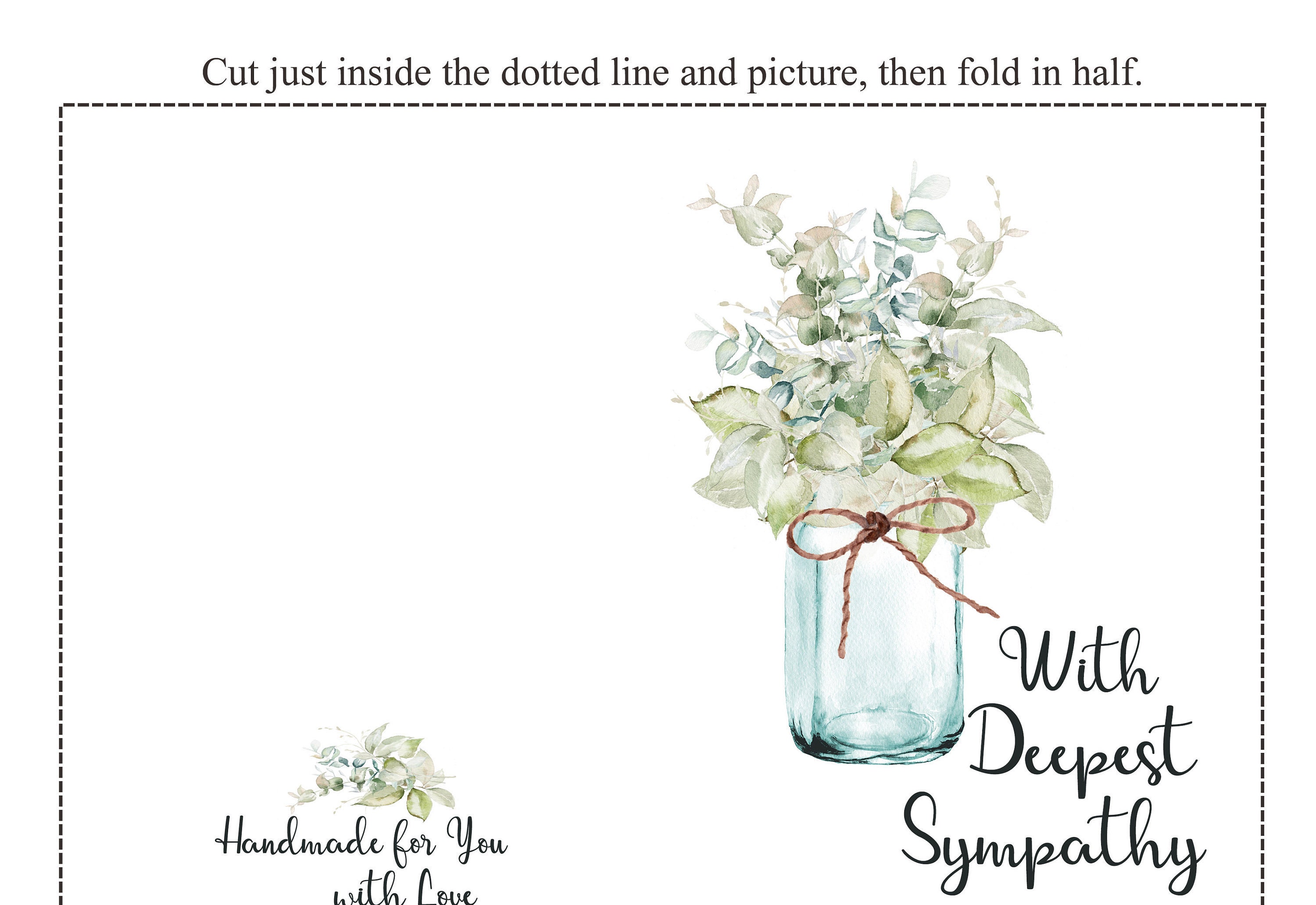 Bible Verse Card Sympathy Card Printable Printable Sympathy Etsy UK