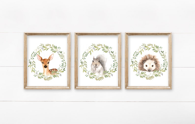 Woodland Nursery Nursery Printables Botanical Nursery | Etsy