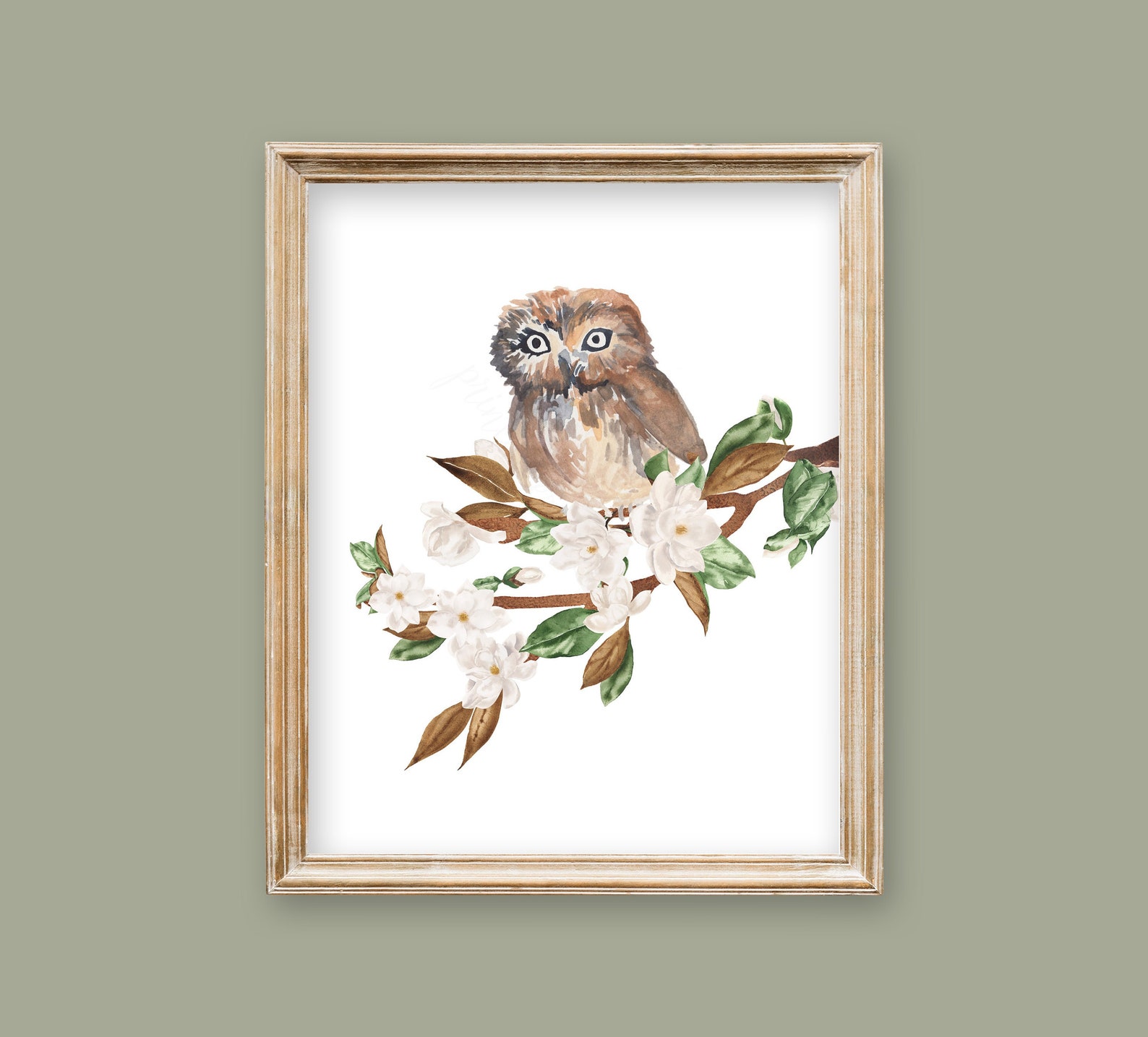 Owl Decor for Home Owl Wall Art Printable Owl Print Digital | Etsy