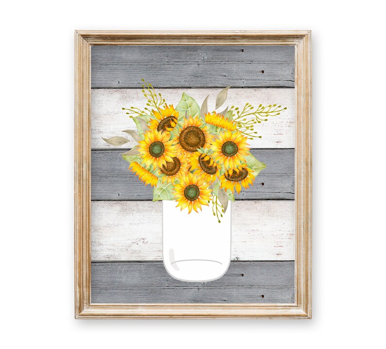 Gray and Yellow Wall Art Printatable Art Printable | Etsy
