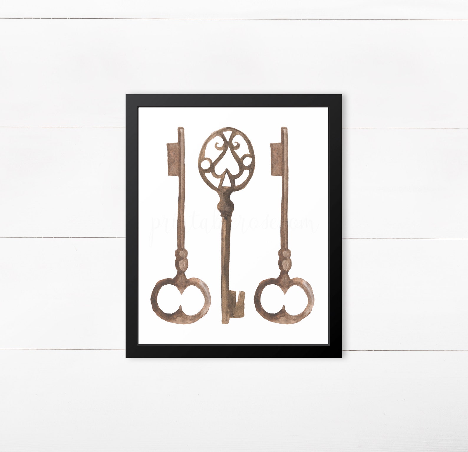 Key Printable Wall Art key print key wall decor key art Etsy
